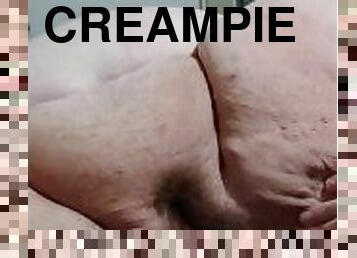 fet, fitta-pussy, creampie, bbw, sprut, saftig