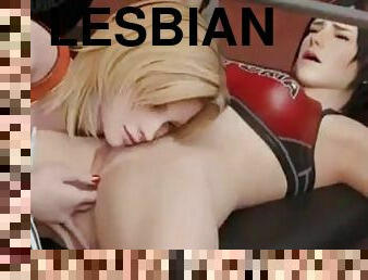 ?MMD R-18 SEX DANCE?INTENSE TASTY LESBIAN SEX IN THE GYM ??????? [MMD]