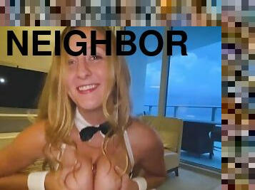 Trick or Treater Fucks Neighbor Girl Next Door - Molly Pills - POV 4K
