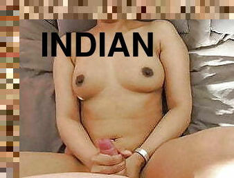 Cum on Indian boobs