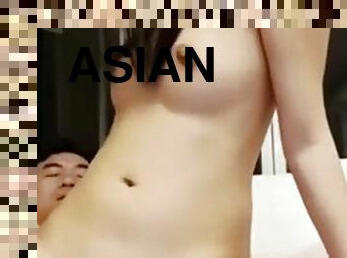 Naughty Asian amateur Akari Hoshino in POV blowjob