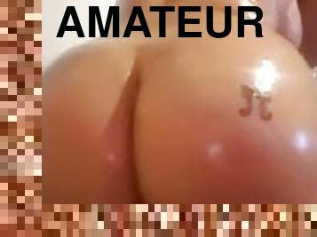 masturbação, amador, anal, latina, dildo, sozinho