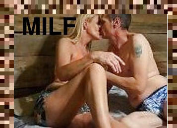 Hot blonde milf gets fucked, real sex jpandmegan