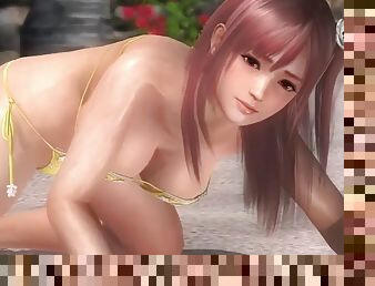 amatör, pornografik-içerikli-anime, 3d, tek-kişilik, bikini