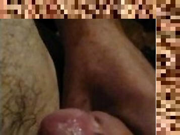 Close up cumshot