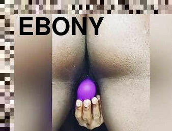 klitoris, onani, squirt, ebony, lesbisk, knulling-fucking, dyke