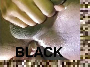 gay, branlette, ejaculation-interne, black, doigtage, pieds, bite, dure, sucer