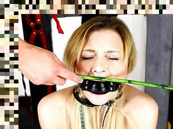 Tied Blond Hair Lady Nailed In Bum - Olivia Devine
