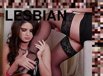 לסבית-lesbian, כפות-הרגליים, גרביונים-stockings, אירופי, בלונדיני, יורו, לבני-נשים, עבודת-רגל, ניילון