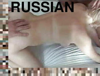 russisk, kone, gangbang