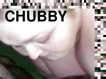 gorda, regordeta, regordeta-chubby, chupando