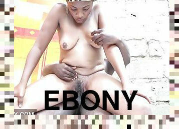 Ebony Woman In Pursuit Of Satisfaction
