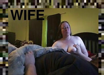 Bbw Wife Rides Passionately For Creampie