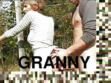 Old but fit granny begs for a hardcore fuck and gets it