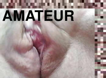 mastürbasyon-masturbation, amatör, orta-yaşlı-seksi-kadın, italyanca