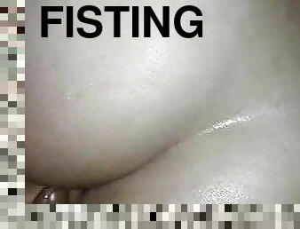 fisting, udendørs, amatør, anal, bøsse, par, knepning-fucking, britisk