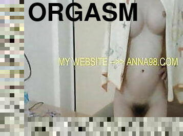 storatuttar, klitta, orgasm, avrunkning, creampie, fingerknull, blond, knullande