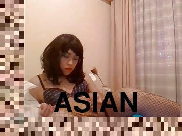 asia, payudara-besar, mastubasi, waria-shemale, amatir, penis-besar, remaja, waria, stocking-stockings, sudut-pandang