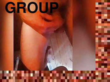 gigantisk-kuk, gay, avrunkning, gruppsex, bastu, hotell