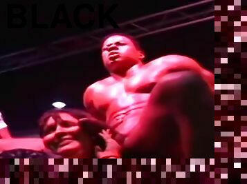 Black male stripper he is huge