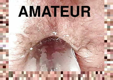 amateur, anal, polla-enorme, juguete, gay, acción