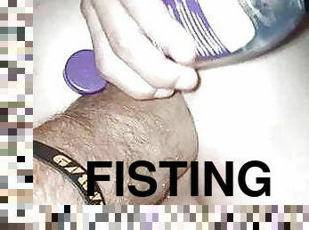 doggy, fisting, pussy, kone, eldre, fingret, amerikansk, brunette