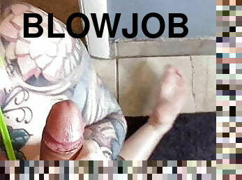 blowjob, cumshot, handjob, amerikansk, tattoo, pikk, suging