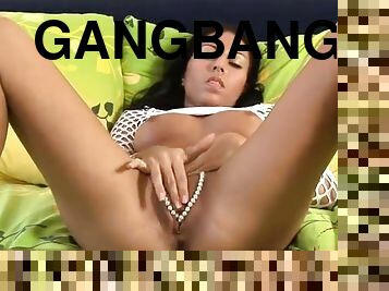 College girl college gangbang