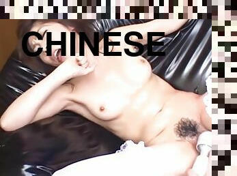 asiatique, masturbation, babes, ejaculation-sur-le-corps, chinoise