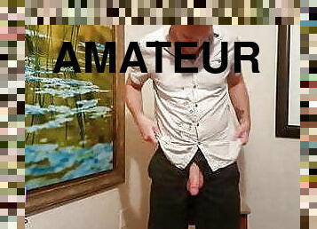 masturbation, amateur, ejaculation-sur-le-corps, énorme-bite, gay, maison, maman, cam, voyeur, ejaculation