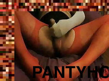 kneehigh stocking pantyhose jurking