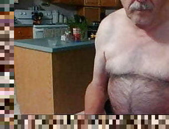 grandpa show on webcam 