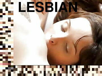 lesbian-lesbian, berambut-merah, cantik