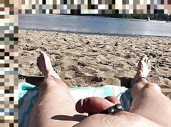 nudists, homoseksuāls, pludmale