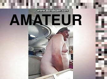 masturbation, gammal, amatör, gay, dad-girl, äldre, farsan, gammal-och-ung