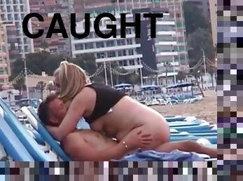 Caught fucking on a Spanish beach