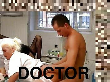 Doctor and nurse orgy