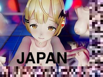 MMD R-18   Boob dance - Yozora Mel