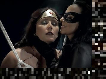 Christina Carter And Diana Knight In Wonder Woman Viper S Termination