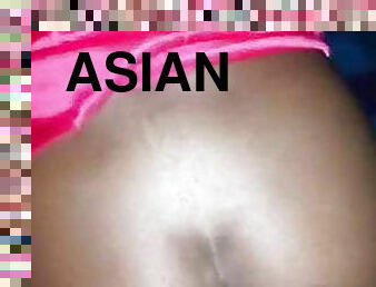 asiatisk, doggy-style, anal, hardcore, hemmagjord, avrunkning, kyssar, knullande, hängtuttar, små-bröst