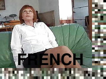 karvainen, isoäiti-granny, milf, kova-seksi, ranskalainen, pitkät-sukat, puuma