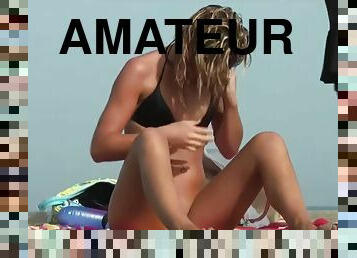 nudiste, en-plein-air, public, amateur, compilation, cam, plage, voyeur