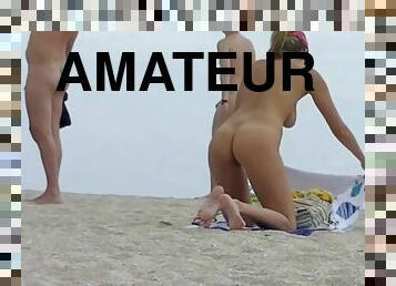 nudists, publisks, amatieris, kamera, voyeur