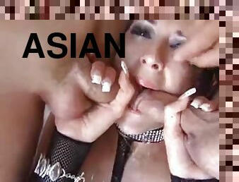 Asian Hardcore Anal Threesome And Nasty Facial