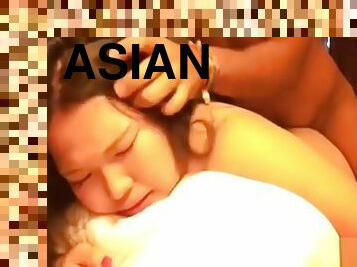 Asian sister gets bent over by own brother