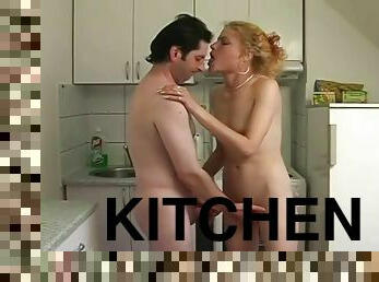 Old Woman Fucked In The Shower. Young Blonde Woman Gets Fucked In The Kitchen