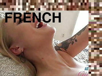 gros-nichons, papa, levrette, orgasme, chatte-pussy, ados, maison, française, blonde, pute