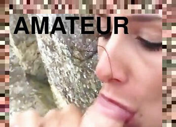 Real Amateur Gf Outdoor Blowjob