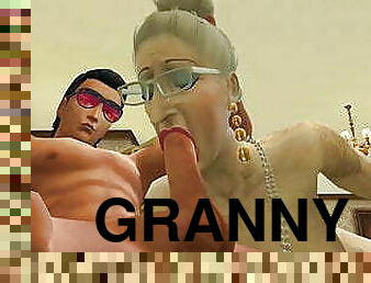 isoäiti-granny, nuori-18, suihinotto-sucking