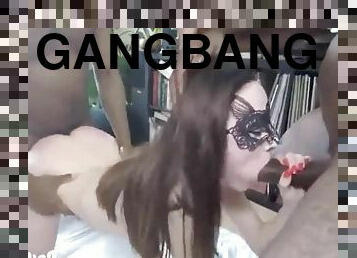 besar-sekali, pesta-liar, pesta, anal, penis-besar, antar-ras, remaja, gangbang-hubungan-seks-satu-orang-dengan-beberapa-lawan-jenis, ganda, pelacur-slut